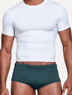 Sunga Aramis Masculina Básica Textura Vivo Azul Marinho