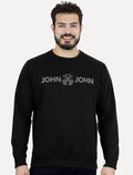 Moletom John John Masculino New Basic Logo Rusty Preto