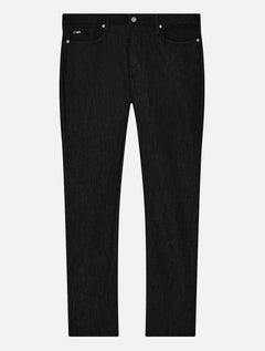 Calça Jeans Empório Armani Masculina J06 Slim Fit Stripe Preta