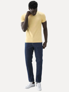 Camiseta Levis Masculina Slim Tab Sleeve Lisa Amarelo Claro