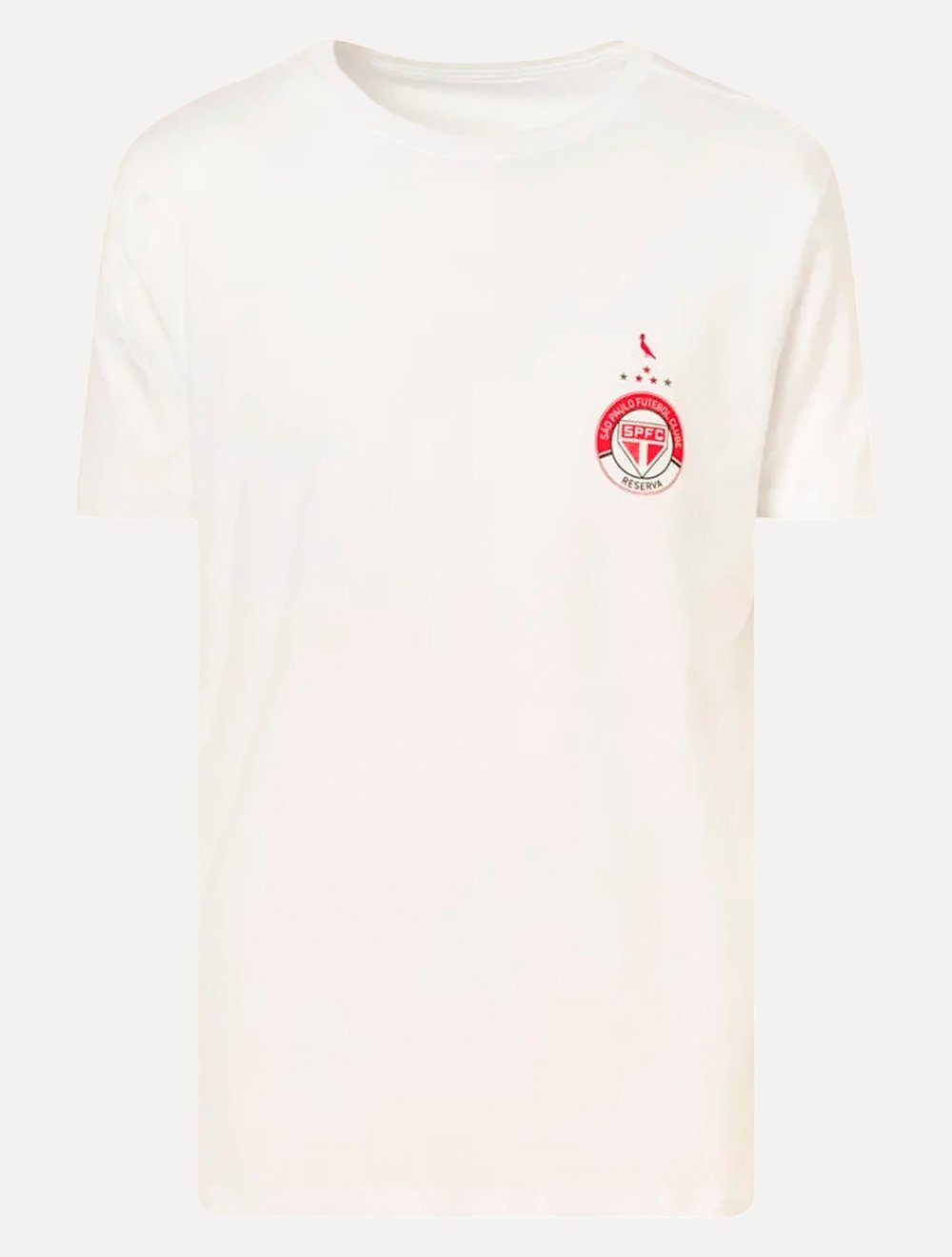 Camiseta Reserva Masculina São Paulo FC Mini Chest Off White