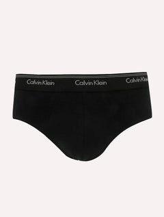Cueca Calvin Klein Brief C11.01 PT00 Cotton Stretch Classic Preta Pack 2UN