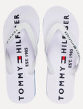 Chinelo Tommy Hilfiger Masculino Rubber Strip Simon 34R Azul/Branco