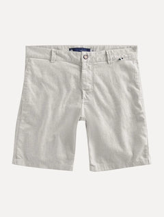 Bermuda Reserva Masculina Slim Casual Tito Off-White Mescla