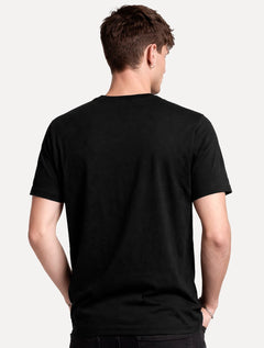 Camiseta Ellus Cotton Fine Dots Classic Preto