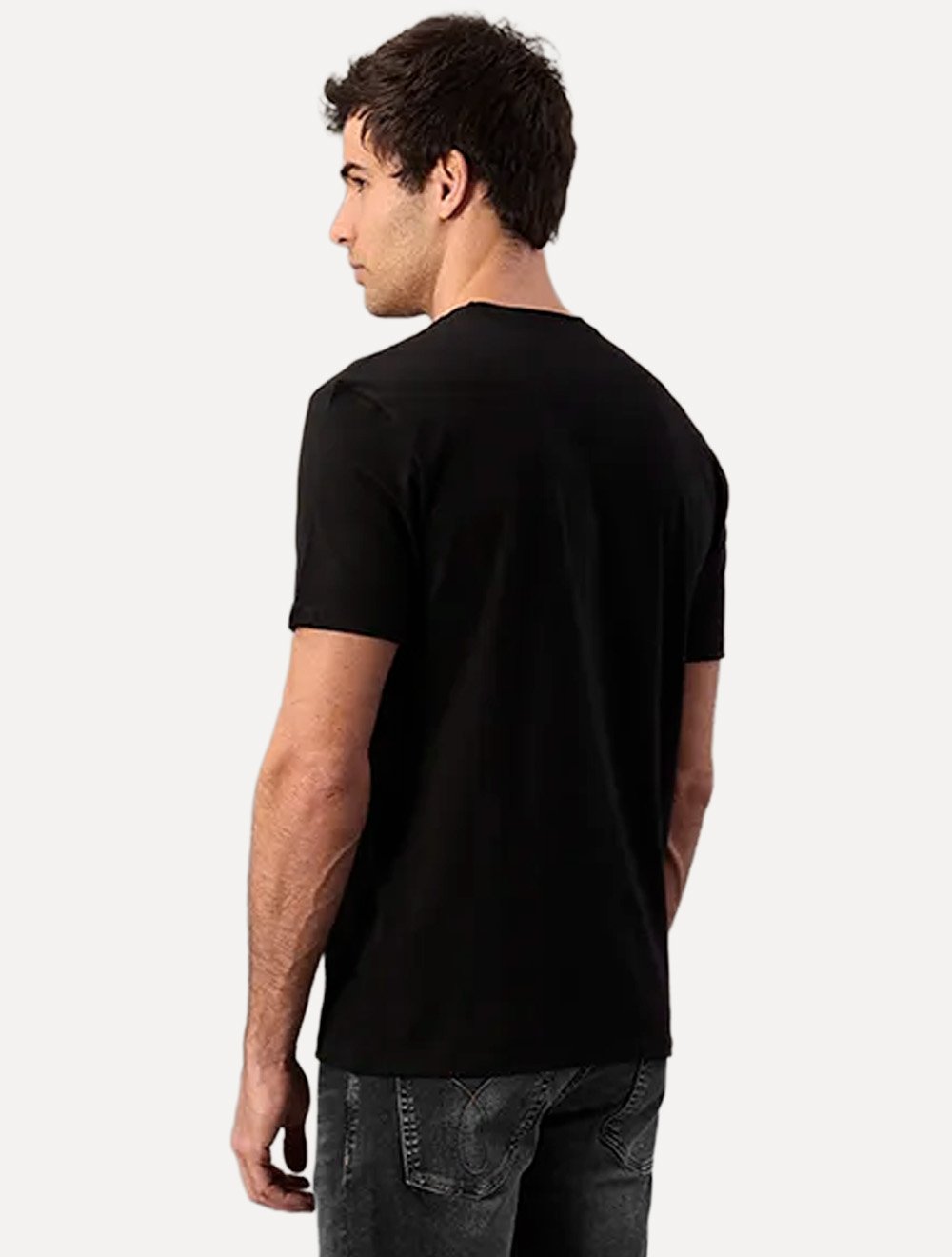 Camiseta Calvin Klein Jeans Masculina Lisa Cotton Eco Conscious Preta