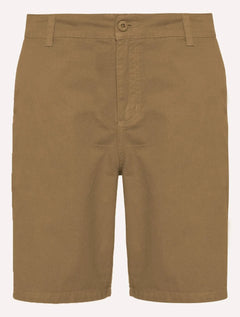 Bermuda Aramis Masculina Chino Color Basica Marrom Claro