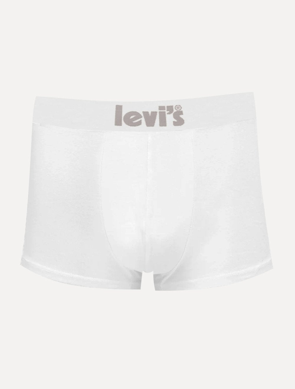 Cuecas Levis Boxer Brief Poster Cinza Mescla e Branca Pack 2UN