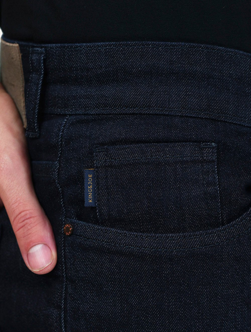 Bermuda King & Joe Masculina Jeans Flex Azul Marinho