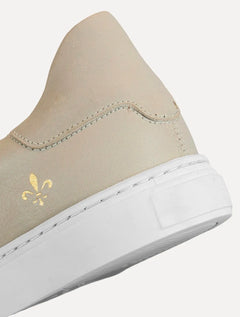 Tênis Dudalina Masculino SL Couro Henna Off-White