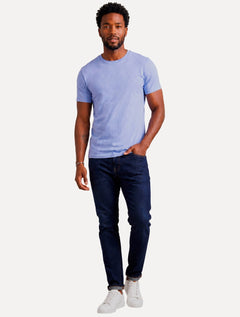 Camiseta Aramis Masculina Basic Lisa Mono Icon Chumbo Claro