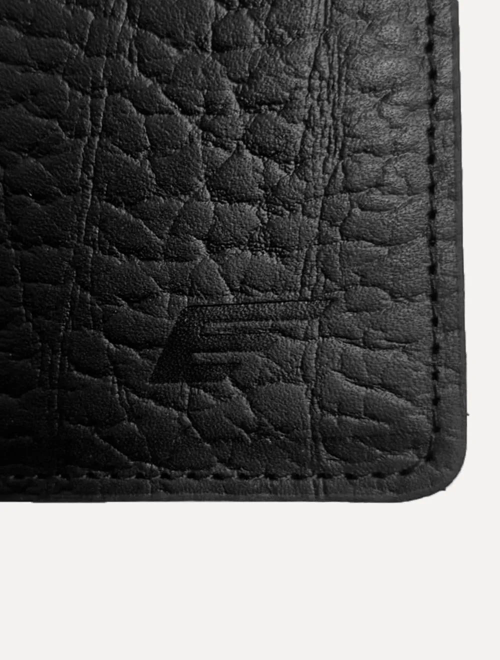Carteira Ellus Masculina Porta-Cartão Couro Celular Preta