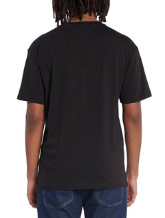 Camiseta Tommy Jeans Masculina Classic Athletic Chest Logo Preta