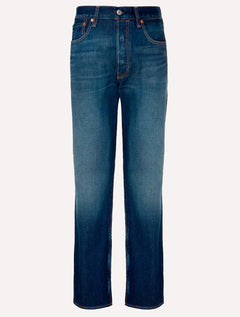 Calça Levis Jeans Masculina 511 Slim Stretch Greenish Azul Escuro