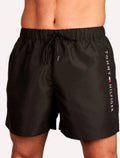 Short Tommy Hilfiger Masculino Long Drawstring Core Logo Preta