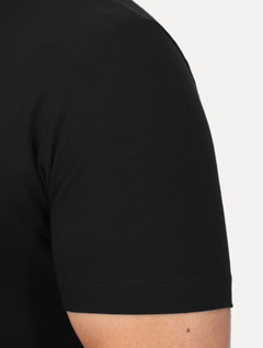 Camiseta K&J Black Premium Viscose Flex Preto