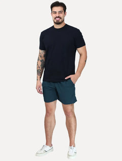 Short King & Joe Masculina Nylon Flex Colors Azul Petróleo