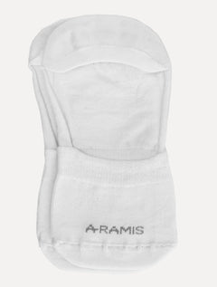 Meia Aramis Masculina Invisível Preta Mescla Branca Kit 3 Pares