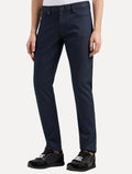 Calça Jeans Empório Armani Masculina J06 Slim Fit Armure 5 Pockets Azul