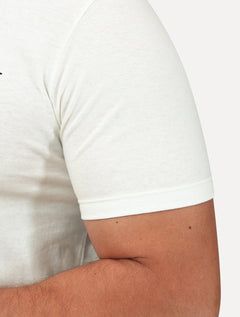 Camiseta John John Masculina Slim Fit Standard Off White