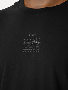 Camiseta Ellus Masculina Cotton Fine Timeless Classic Preta