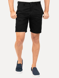 Bermuda Ellus Masculina Sarja Classic Color Twill Zetex Preta