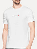 Camiseta Tommy Hilfiger Masculina Stack Center Brand Love Print Branca