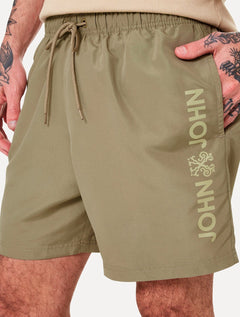 Short John John Masculino Trancoso Fiji Iquitos Cáqui
