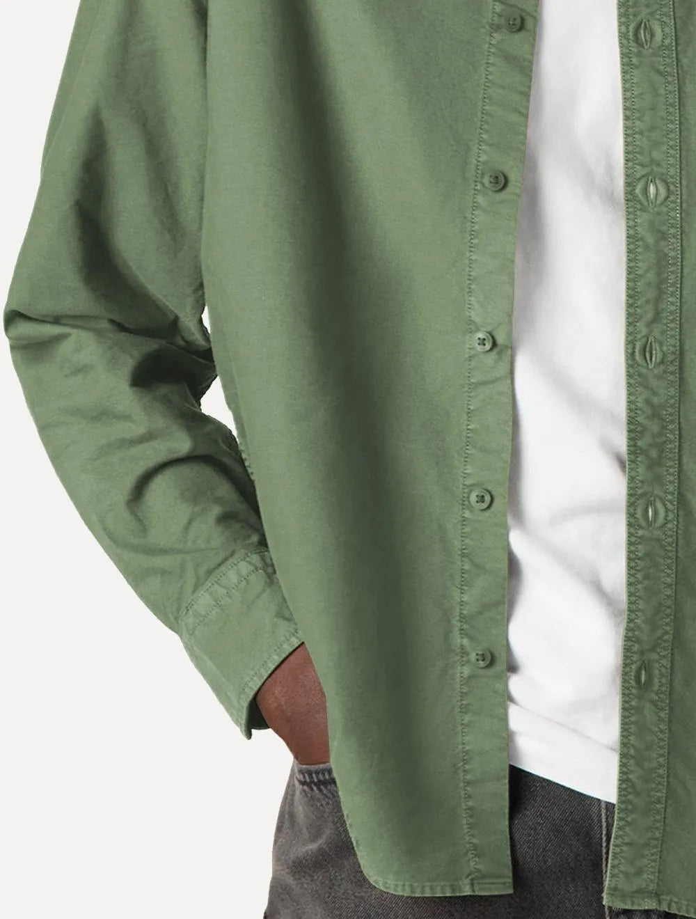 Camisa Levis Masculina Relaxed Oxford Authentic Button Down Verde