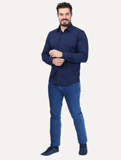 Camisa King & Joe Travel Pack Tech Poliflex Azul Marinho