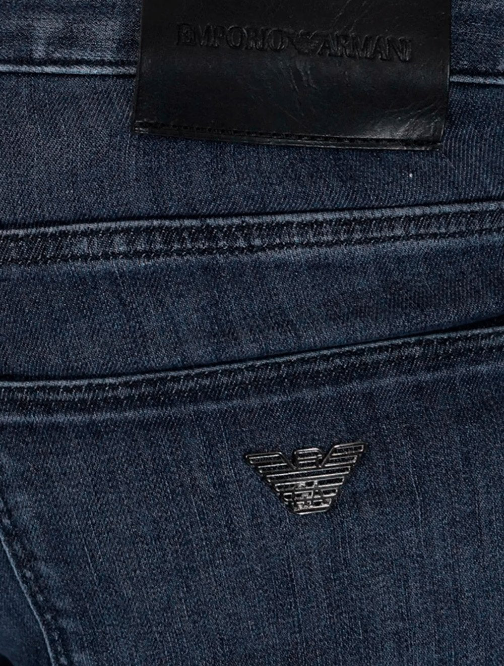 Calça Jeans Emporio Armani Masculina J06 Slim Fit  Azul Médio