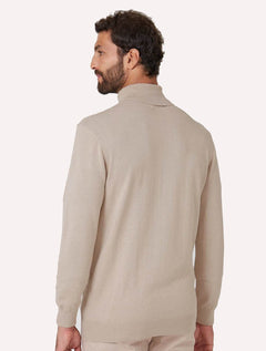 Blusa Dudalina Masculina Tricot Cacharel Cotton Cáqui Claro