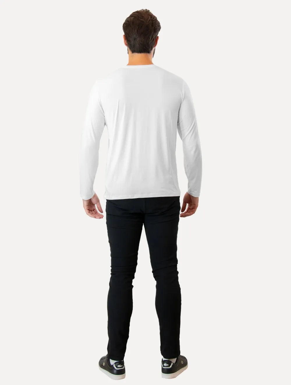 Blusa The North Face Masculina Manga Longa Crewneck Hyper Branca