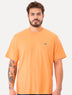 Camiseta Lacoste Masculina Classic Basic Cotton Laranja Claro