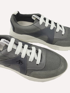 Tênis Aeropostale Masculino Casual Recorte Textile A87 Cinza