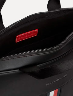 Bolsa Tommy Hilfiger Masculina Notebook TH Metro Computer Bag Preta