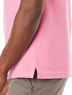 Polo Reserva Masculina Piquet Clássica Rosa Claro