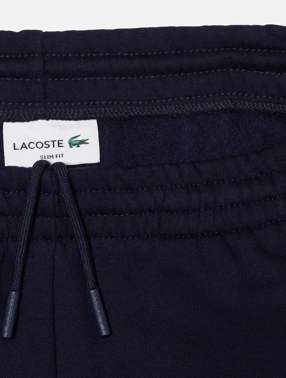 Calça Lacoste Masculina Slim Moletom Jogger Croco Azul Marinho