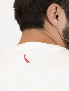 Camiseta Reserva Masculina Regular Greenk QR Code Branca
