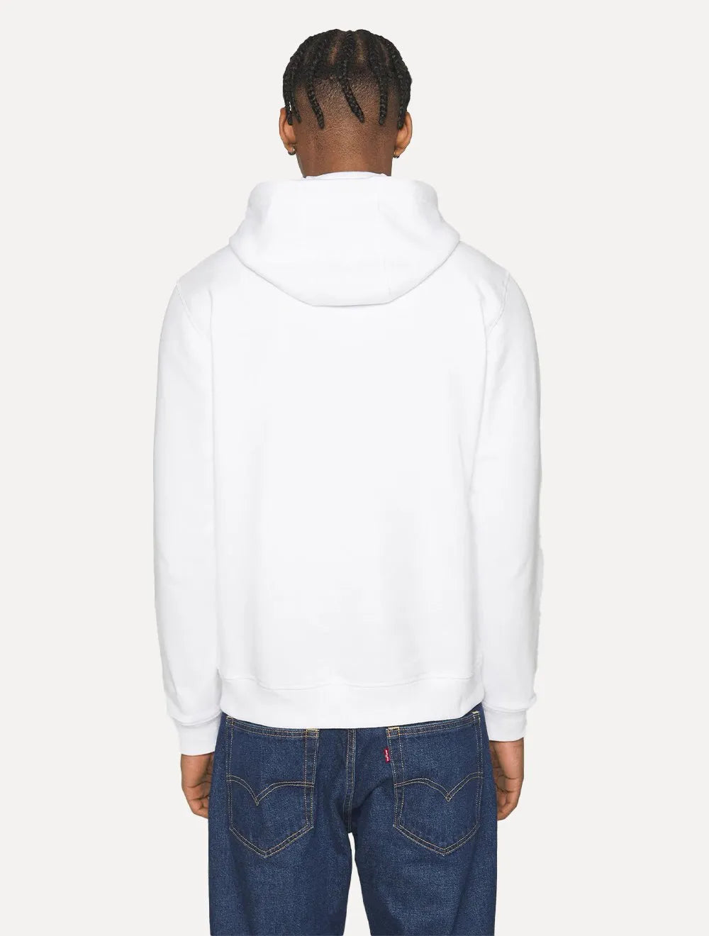 Moletom Tommy Jeans Masculino Hoodie Flag Logo Spray Branco