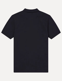 Polo Fred Perry Masculina Regular Piquet Plain Logo Azul Marinho