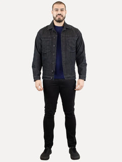 Jaqueta Ellus Jeans Masculina Ocean Vintage Preta