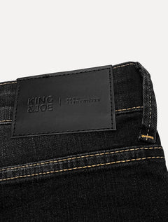 Calça King & Joe Jeans Masculina Skinny Black Preta