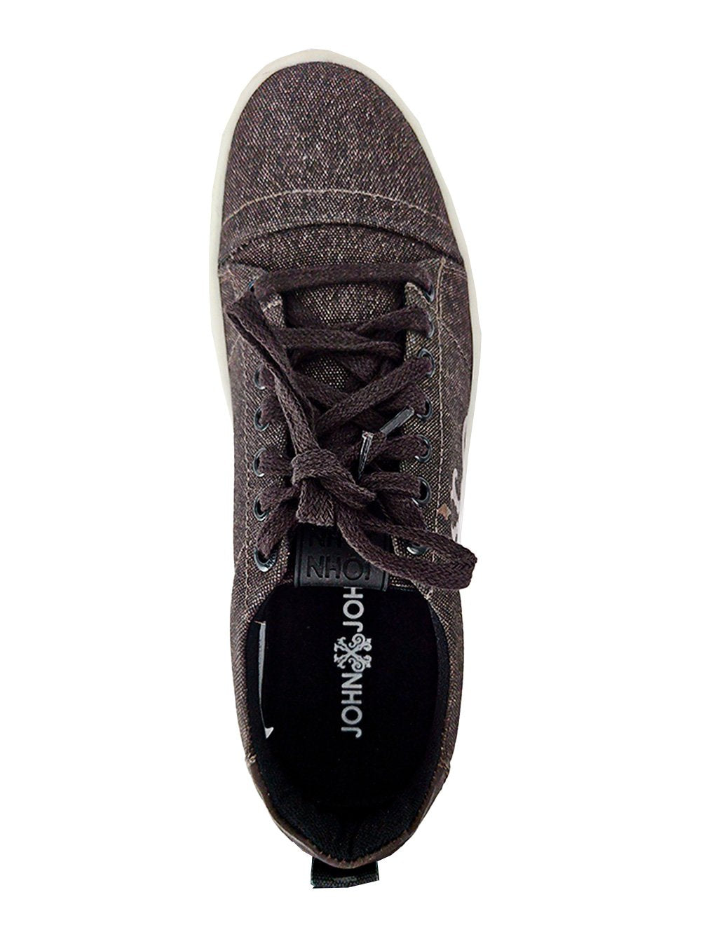 Tênis John John Masculino London Canvas Brown Marrom Escuro Mescla
