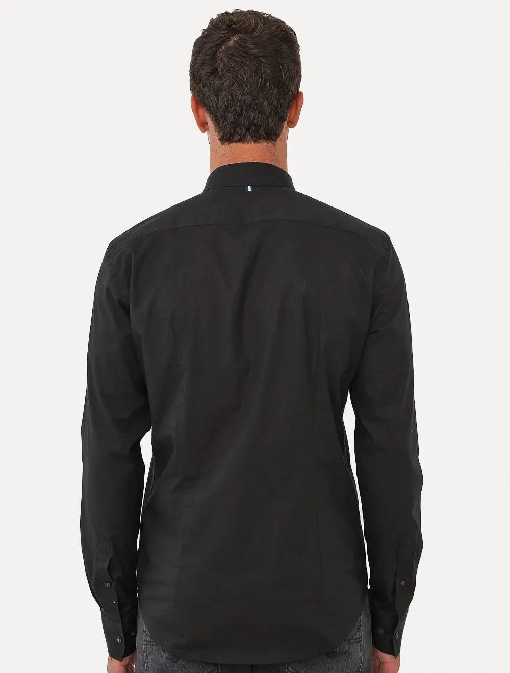 Camisa Reserva Masculina Casual Stretch Enxuto Preta