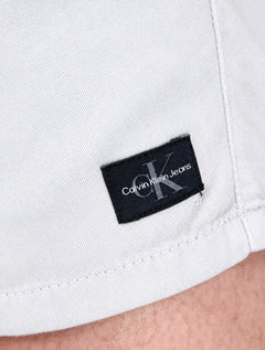 Short Calvin Klein Jeans Masculino Color Cós Elástico Black Logo Branco