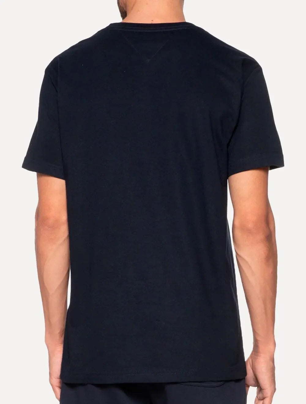 Camiseta Tommy Hilfiger Masculina Slim Fit Essential Stretch Azul Marinho