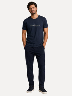 Camiseta John John Masculina Regular Fit JJ Flat Azul Marinho