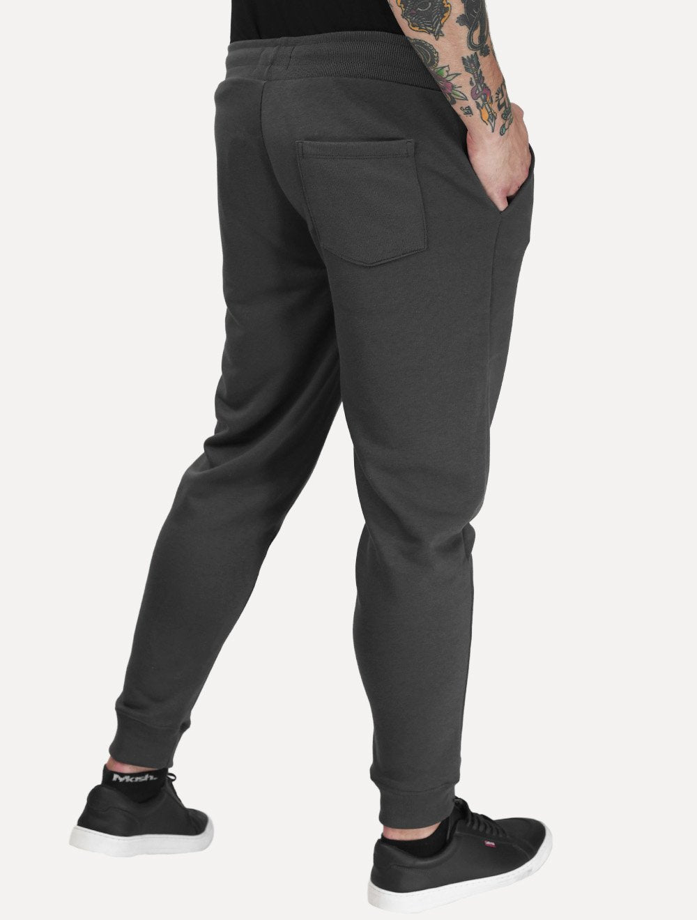 Calça John John Moletom Masculina New Basic Cinza Escuro