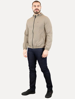 Jaqueta Calvin Klein Jeans Masculina CKJ Flex Cáqui Médio